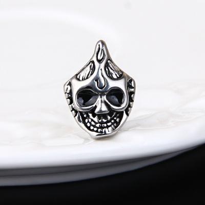 China Halloween Decoration Earrings Hip Hop Rock Stud Earrings Ghost Head Personality Punk Jewelry for sale