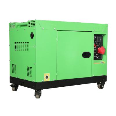 China 15kW / 15kva Small Electric Silent Diesel Generator Set 1200*690*895 mm for sale