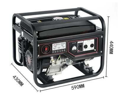 China small gasoline/LNG 3kW-10kW gas natural gas portable multi use generator 15L for sale