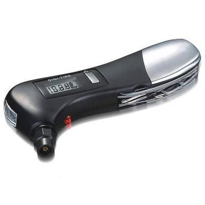 China Digital Tire Pressure Gauge 150PSI With 9 In 1 Rescue Tools 166*70*26mm for sale