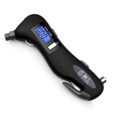 China Custom Color Digital Tire Gauge 150psi Tire Deflator For Tire Pressure Gauge 16.4*6.7*2.5CM for sale