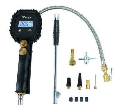 China Digital Tire Inflator Gun Set With Digital Tire Gauge 80*8*115mm for sale