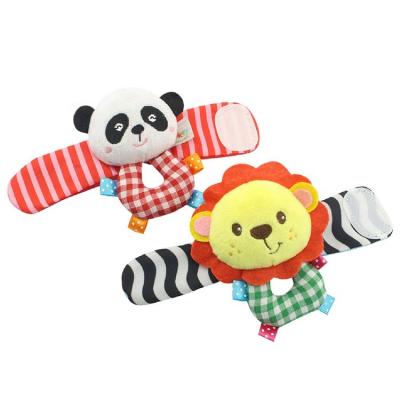 China Cheap Gift Baby Wrist Strap Hand Bell Baby Wrist Band Plush Toys For Children for sale