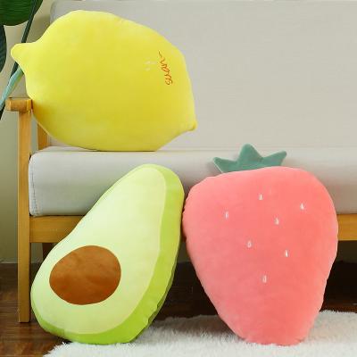 China Amazon friendly hot sale plush toy avocado stuffed soft plush kawaii avocado pillow toy fruit cute plush toys for sale