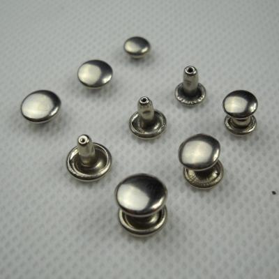 China Notebook Cap Double Metal Rivet For Leather Bag for sale