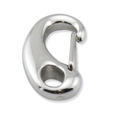 China DIY Opens Wholesale High Quality 316L Stainless Steel Egg Forming Clasps For Diy Jewelry Making for sale