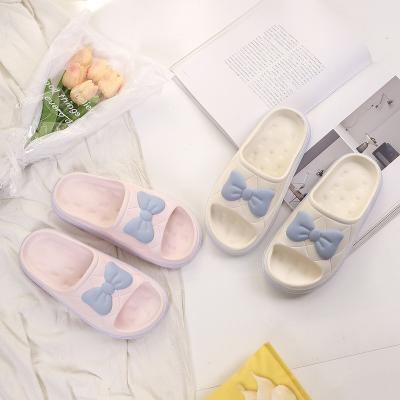 China New Summer Style Home Flip Flops Waterproof For Indoor Women And Outdoor Non-slip Breathable Soft Unique Women Bathroom Slippers for sale