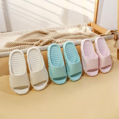 China Fancy Women Slipper Sandal PVC White Waterproof Summer Slips Anti Slip Beach Water Pillow Slide Slippers for sale