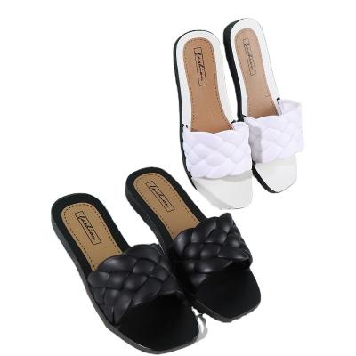 China PVC Waterproof Non Slip Women Tape Fabric Cheap OEM Customize Slippers For Slipper for sale