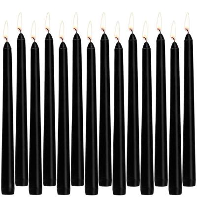 China Hot Selling Amazon Birthdays Non-Toxic Lighter For Party Handmade Household Festival Holiday Decor Black Paraffin Wax Votive Home Candle for sale