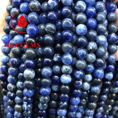 China Natural Natural Sodalite A Round Beads Stone Beads Wholesale for sale