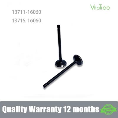 China 13715-16060 1371516060 Exhaust Engine Valve For TOYOTA 8A 4afe 7afe 1.8 Engine for sale