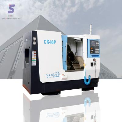 China Metal Low Cost CNC Lathe Rotation Milling Drilling Machine With Live Tool CK46P CNC Lathe Machine 5 Axis for sale