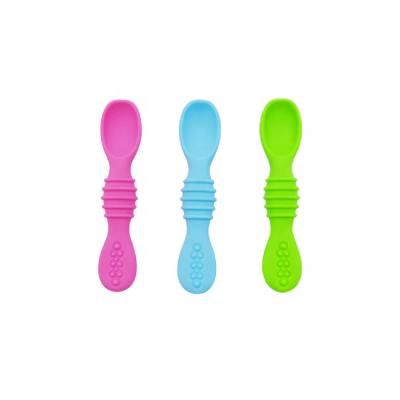 China BPA Free For Baby Shaping BPA Free Food Grade Silicone Baby Spoon China for sale