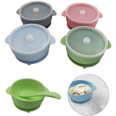 China Eco Friendly Minimalist Bpa Free Baby Silicone Bowl Lid For Silicone Bowl for sale