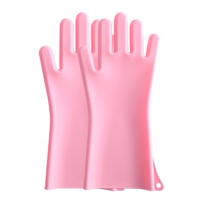 China Anti Slip Silicone Car Dish Wash Mitt Large Waterproof Rubber Clothes, Silicone Mitt For Dish Washing for sale