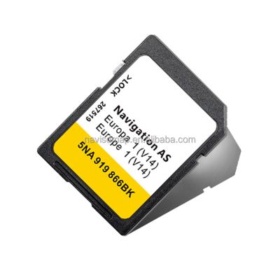 China Plastic SD Card MAP Version Custom CID GPS Navigator EUROPE AS V14 SD Cid Map for sale