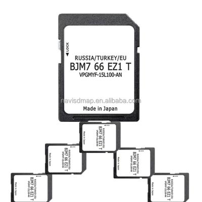 China Fast Delivery Bulk Card U3 CLASS10 16GB Navi Cid Sd Card With Plastic Custom Sticker For Mazda Ez1t for sale