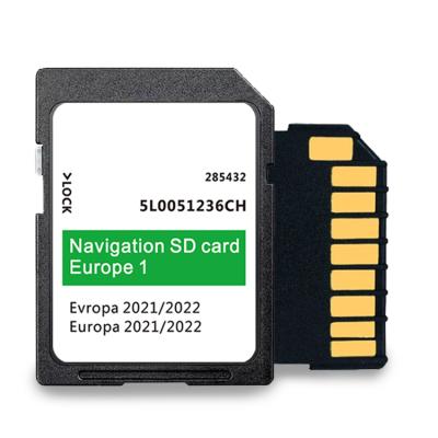 China Direct Sales Support Plastic OEM Labels 32GB Navigation Map For SKODA MIB2 for sale