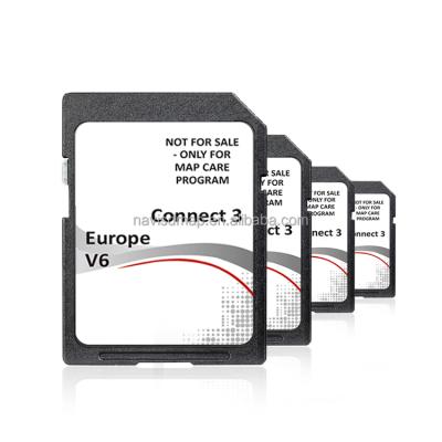 China New Latest 2021 Day Delivery Updates Navigation SD Card Plastic Card For Connect3 V6 for sale