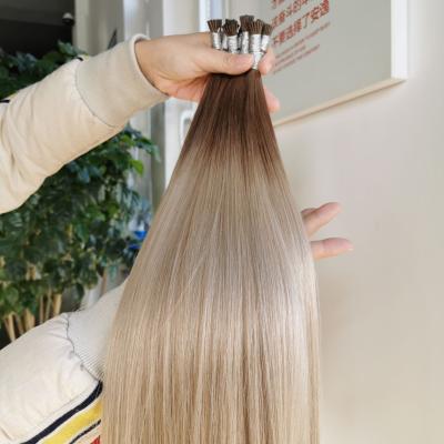 China Silky Straight Wave Qingdao Factory Accept Paypal Premium Virgin Remy Human Hair No Tangle 1gr 1gr I Tip Hair Extensions for sale