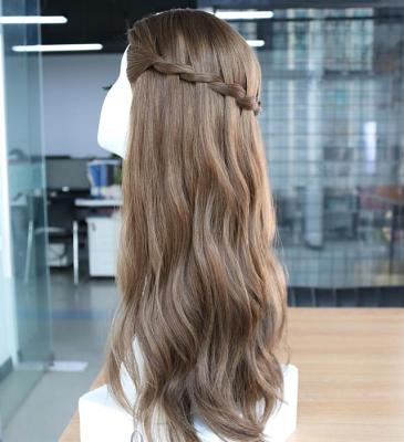 China Soft Customizable Machine Made European Hair Blonde Jewish Kosher Wigs With Silk Top for sale