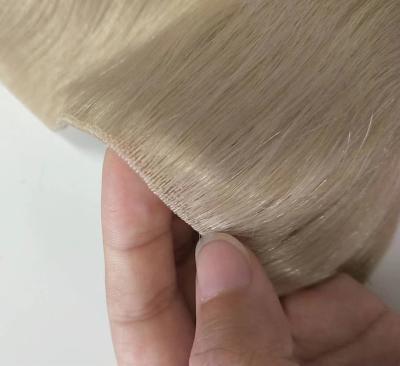 China Qingdao Factory Direct Luxury New Skin No Tape Shedding Hair Weft Extensions for sale