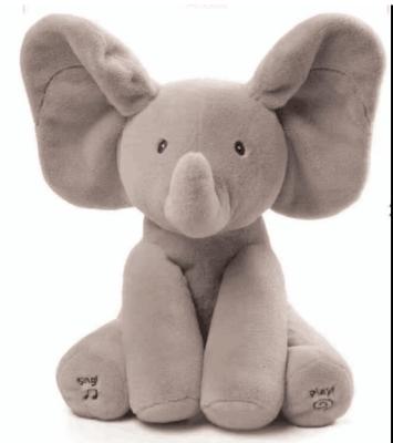 China Electric Game Elephant Plush Toys Kids Appease Dolls To Throw To Cover Their Eyes for sale