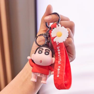 China toys & wholesale Cartoon Key Chain Silicone Car Key Chain Gift Pendant Small New Lovely Doll Creative Pencil Novelty for sale