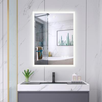 China IP44 Wireless Smart Luminous Waterproof Multi Functions 180cm Over Sized Led Bathroom Mirror With Light for sale