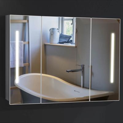 China Hot Sale Modern Smart Bath Mirror LED Cabinet Bathroom Modern Vanity Radio for sale