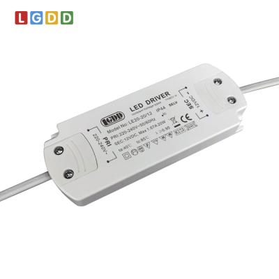 China 20W DEKRA CE Super Slim IP44 Waterproof 12V 24V LED Driver Power Supply For LED Strip Bathroom Mirror 7118CV; 7118CV-H for sale