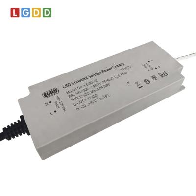 China CE ETL IP44 Waterproof Class 2 Power Supply Constant Voltage 12V 24V 45W 60W LED Driver 7119CV for sale