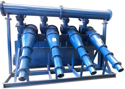 China Mining Hydrocyclone WasteWater Treatment 0.03MPa Blue Desanding Cyclone for sale