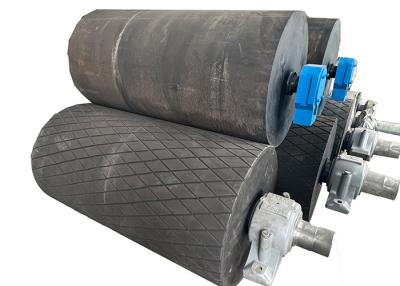 China Low Noise OEM Belt Conveyor Carrier Roller Sealed Disc Hardness 65 Shore A for sale