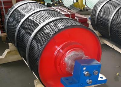 China Stable Operation Belt Conveyor Roller Low Noise Round Shape Pulley Alloy Steel for sale