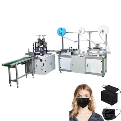 China Hotels High Speed ​​200pcs/min Max Servo Motor 1+1 3 Ply Automatic Face Mask Making Machine for sale