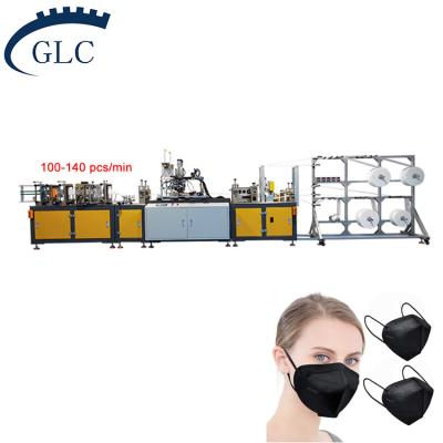 China Max Speed ​​150Pcs/Min n95 Mask Machine For Hotels Making Respirator Mask Making for sale