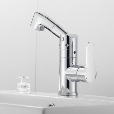 China Metered Rotating Pull Faucet Multifunctional Bathroom Faucets New Trend Good Prices Pull Out Faucet for sale