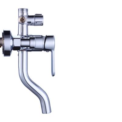 China With Sliding Bar Supply Middle East Style Wall Mounted Double Handle Bath Shower Mixer Tap for sale