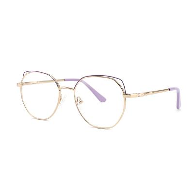 China Eyewear 2022 Block Optical Frame BOMIN Glasses Metal Optical Frame Anti Blue Glass Light Alloy Frame Blue Eyewear Fashionable for sale