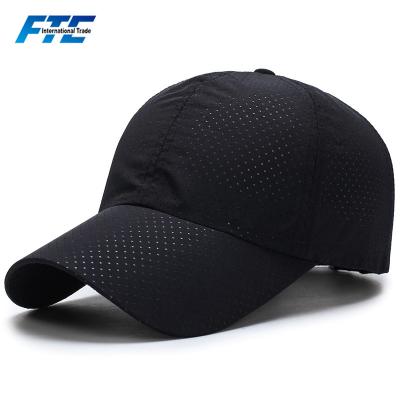 China breathable & Sports Polyester Mesh Cap Breathable Quick Dry Waterproof Custom Baseball Cap With Your Logo for sale