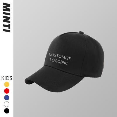 China Free Sample Cheap Custom Kids Casual Toddler Kids Breathable Ball Child Casual Baseball Hat And Cap For Boys With Logo for sale