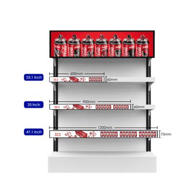 China Commercial 24 Inch Stretched Bar LCD Panel Monitor For Supermarket Shelves for sale