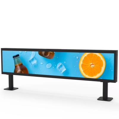 China Bluetooth Stretched Bar LCD Display 3840x1080 Screen USB/HDMI/TF 450cd/M2 Brightness for sale