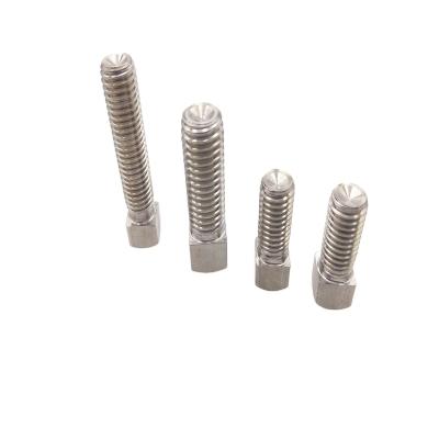 China M10 m12 Custom Square Head Set Screw Stainless Steel Manufacturer for sale