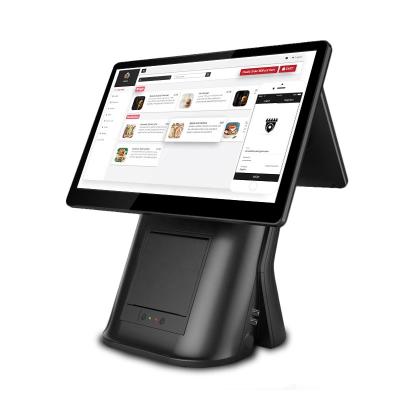 China wifi/bluetooth/speaker cash register windows pos epos system all in one touch pos terminal all in one pos machine with printer for sale