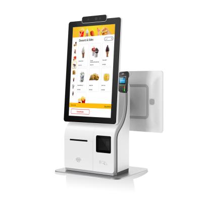 China 15.6inch printer/camera/scanner touch screen all in one payment kiosk payment machine self service payment kiosk stand for sale