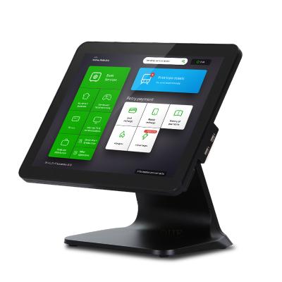 China Hot selling wifi/bluetooth/scanner/MSR/cash shooter all in one pos machine cash register with wifi point of sale billing machine pos system for supermarket for sale