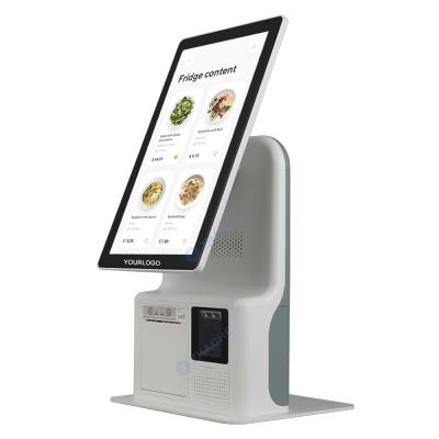 China SDK fast food self kiosk ordering terminal in restaurant table stand kiosk reading qr code kiosk ordering android tablet for sale